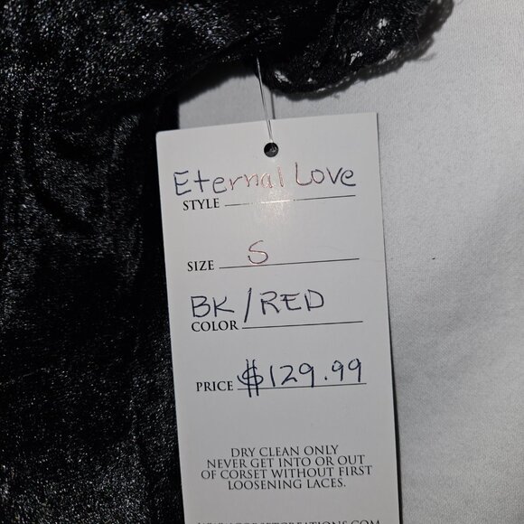 NWT LAST Gothic Prom Ballgown Floor Length Dress SMALL - Picture 7 of 15